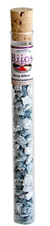 Bitto Räucherwerk in 35 ml Glasröhre Berg Athos Akazienweihrauch - für Gelassenheit und Heiterkeit