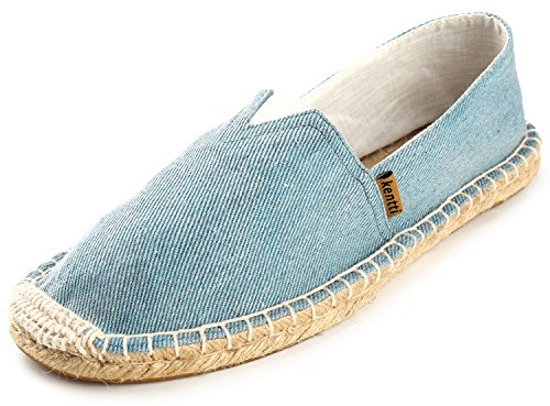 Kentti Hombres Clásico Tela Natural Slip-on Alpargatas