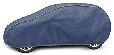 Autoabdeckung Wasserfest & Extrastark kompatibel mit Opel Agila B (08-14) Atmungsaktive Autoplane Abdeckplane Blau