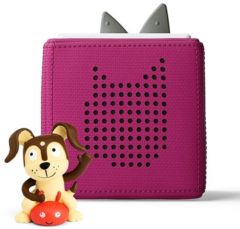Toniebox 1 Audio Player Starter Set with Playtime Puppy - Listen, Learn, and Play with One Huggable Little Box - Purple