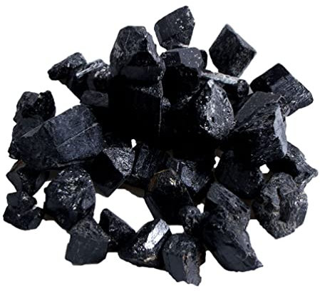 BESPORTBLE 100g Tourmaline Kristallsteine Für Schmuck Textildekoration Und Metaphysische Schwarze Elektrische Steine Für Chakra-balance Und Tägliche Anwendung