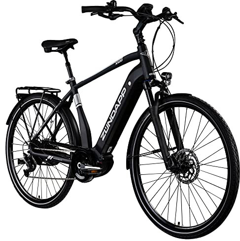 ZÜNDAPP X500 Ebike 28 Zoll Trekking Fahrrad für Damen und Herren 165-180 cm Elektrofahrrad mit Bosch Mittelmotor 11 Gang Shimano Scheibenbremse E Bike 500 Wh Akku (51 cm, schwarz)