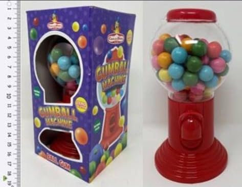 GUMBAL MACHINE XXL- DISTRIBUTORE DI GOMME DA MASTICARE ZERO GLUTEN NATURAL COLOR