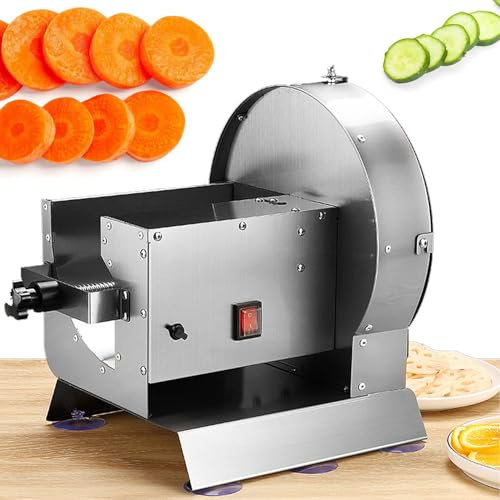 Affettatrice per frutta e verdura commerciale Affettatrice a spessore regolabile 0-13 mm Affettatrice automatica per patate dolci Affettatrice elettrica manuale per cavoli e cipolle