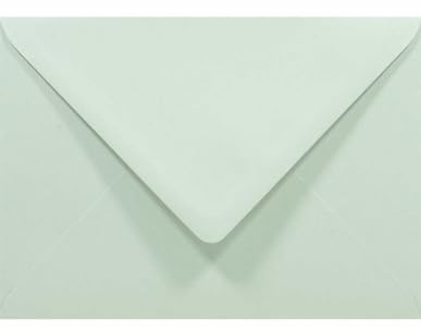 Netuno 50 Briefumschläge Pastell-Grün DIN B6 12,5x17,5 cm schön und elegant | 80g Rainbow · klassische pastellfarbene Umschläge Farbpapier für Ostern, Frühling, Taufe & Einladungen