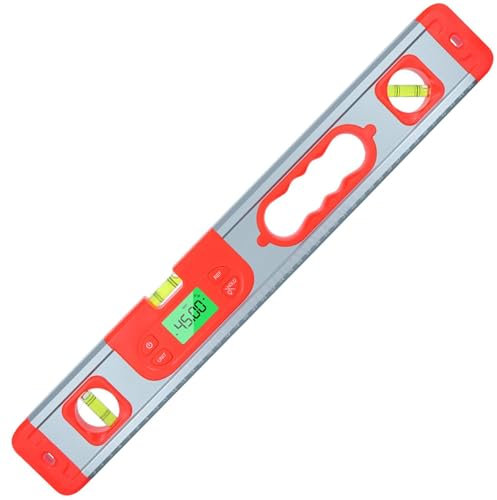 Digitaler Winkelmesser - -Nivelliergerät, 20-Zoll-Digital-Wasserwaage | Präzisions-Wasserwaage, magnetischer digitaler Neigungsmesser, Torpedo-Wasserwaage und Winkelmesser, digitales Winkelmessge