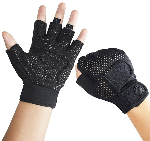 Nesirooh Fitness Handschuhe Herren Damen, Trainingshandschuhe für Gym, Krafttraining, Gewichtheben, Rudern, Radfahren