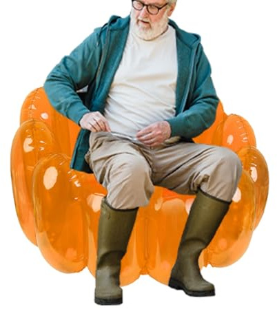 Aufblasbares Sofa Air Sofa | Tragbare Aufblasbare Couch für Camping - Luftsofa für Outdoor-Partys, Wohnzimmer, Picknicks, Festivals und Reisen, Komfortables und Leichtes Sitzmöbel mit Stil