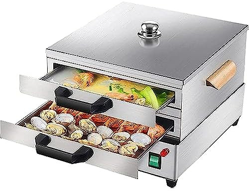 YXZQLOZ Reisrollen-Dampfgarer, Reisrollen-Hersteller, chinesische Gerichte, Rezepte, Zuhause, multifunktionaler Vermicelli-Rollen-Dampfkorb, Kochen, Dim Sum, Brötchen, Knödel