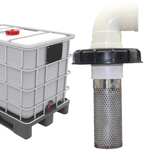 Nuyhadds Schermo del filtro del barile 'acqua, filtro di ingresso del tubo da giardino - Filtro per tubo di scarico 'acqua piovana | Coperchio del filtro del tubo di uscita del serbatoio 'acqua da un