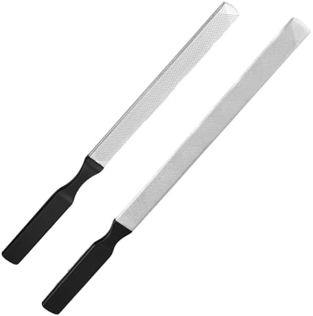 2pcs Toe ，Metal Nail File,Dog Nail File,Toenail File,Metal Nail Files for Men,Heavy Duty,Professional Stainless Steel Files,for Men, Women, Children, Manicure Cosmetics