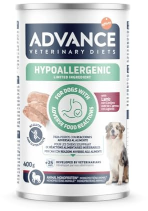Advance Diets Nassfutter für Hunde – hypoallergen mit Lamm – 400 g