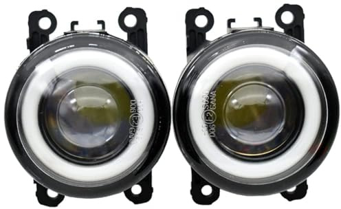 LDKH Auto Led Nebelscheinwerfer, FüR Suzuki Jimny Jb64 Jb74 2018 2019 2020 Hochwertige Angel Eye Drl Nebelscheinwerfer, Tagfahrlicht, H11 12v