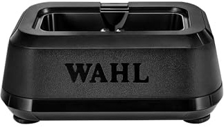 Wahl Single Power Station, Ladegerät mit 4 Aufsätzen, Schwarz | Ladestation für Wahl Professional 5V-Geräte, vier austauschbare Einsätze für Clipper, Trimmer, Rasierer und Vapor, nur 170 g