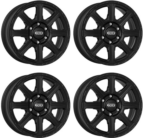 4x Dotz Felgen Kalahari black 8.0Jx17 ET30 6x139.7 kompatibel mit Ford Ranger