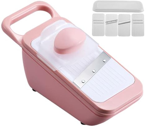 Rabot à oignons multifonction - Ustensile de cuisine manuel pour raboter les pâtes, le chou, les aliments pour bébés, le camping, la maison