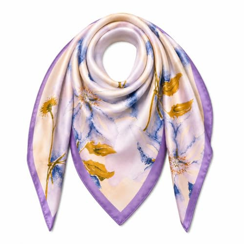 MAIRY Head Scarf Like Silk Hair Wraps for Sleeping Satin Neckerchief SF-M92