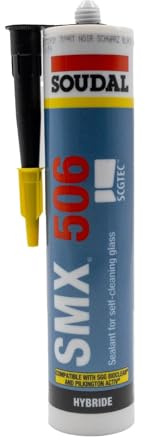 Soudal SMX 506 Self-Cleaning Glass Sealant - Black