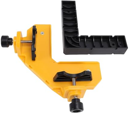 Yctze Right Angle Clamp Woodworking Right Angle Clamp Reusable Plastic L Shape 90 Degree Corner Jig Picture Frame Toolbox Cabinet Drawer Yellow 90 Degree Tools & Home