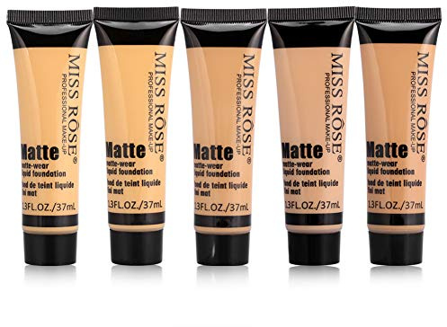 Base de maquillaje suave Base líquida para el rostro, Base de maquillaje líquido Cobertura natural para blanquear Hidratante, Corrector de desgaste mate Crema de bloqueo solar 37ml(02)