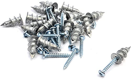 20 Stück Gipskartondübel Selbstbohrender Hohlwanddübel Dübel Metall Mit Chrauben,​Zur Befestigung In Beton, Ziegeln, Stein, Gipsbauplatten Uvm