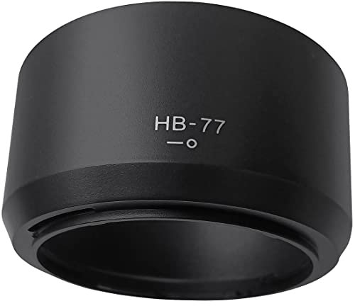 HB-77 Lens Hood Shade for Nikon AF-P(Not for AF-S) DX NIKKOR 70-300mm f/4.5-6.3G ED VR,HUIPUXIANG 58mm Lens Hood Black