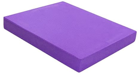 JISADER Übungs-Balance-Pad, Knieschoner, Yoga-Matte, reißfest, tragbares Balance-Kissen, Schaumstoffmatte für Stabilität, Reisen, Erwachsene, Training, lila