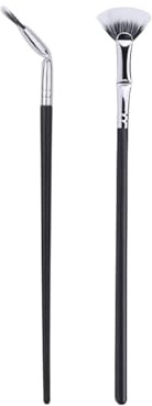 Folding Angle Scalloped Lash Brush(2 PCS)