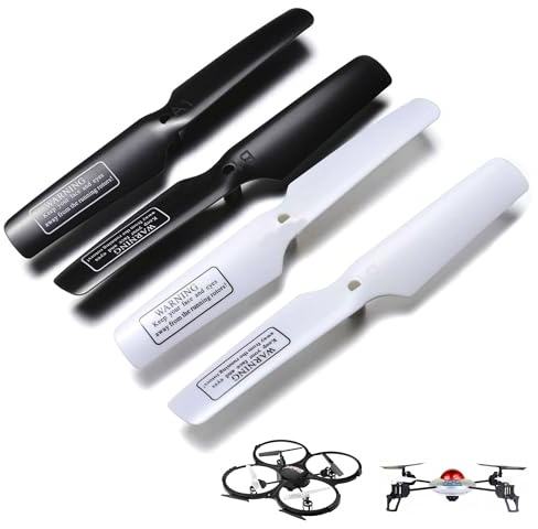 Universal Rotoblätter, Propeller für viele RC Modelle u. a. für ferngesteuerte Helikopter, Drohnen, Quadcopter, Quadrocopter, Flugzeuge, Spielzeuge, Langlebig, Robust und Leicht, Hohe Kompatibilität