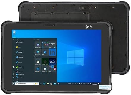 Breloom ST11-W tablet resistente, 10.1 Windows 10 Pro Industrial Tablet Intel Z8350 Quad-Core, 4GB+64GB, IP65 impermeable, 4G LTE/WiFi/GPS, baterías dobles 12000mAh + 2550mAh (ST11-W)