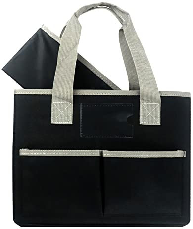 Künstlertasche mit 8 Taschen, Tragetasche mit Griffen, für Reisen, Schule, Büro, Kunststudios