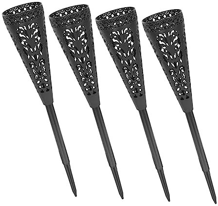 TOYANDONA 4pezzi Vasetto Cimitero Portafiori in Plastica Vaso Conico da Vasi Commemorativi per Tombe Decorazione per Tombe Oggetti Scena per Disposizione