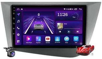 Android 15.0 Radio 2 DIN Estéreo con 4G 5G WiFi DSP SWC para 2005-2012 Seat Leon 2 MK2 GPS Sat Navi 9'' MP5 Multimedia Vídeo Reproductor BT FM Receptor,Lhd,M800S