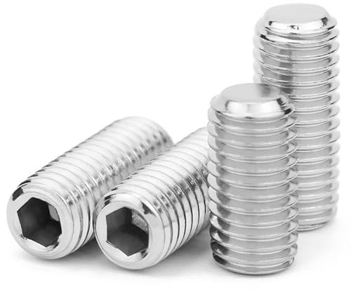 CENSIVI M4 Gewindestifte mit Innensechskant - Madenschrauben Sechskantkopf Schrauben Wurmschrauben Edelstahl 201 Gewindeschrauben Für die tägliche Wartung und DIY-Projekte, M4 x 16mm, 20 Stück