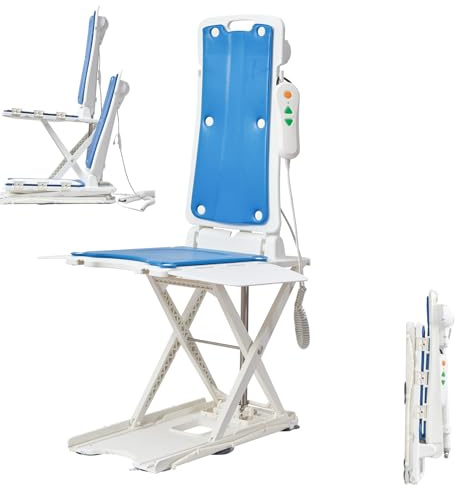 Sedia Elevatrice Elettrica Sollevatore elettrico per reclinabile leggero Bathlift per assistenza al pavimento, supporta 300 libbre, altezza regolabile a 20 pollici, aiuta ad alzarsi dal pavi
