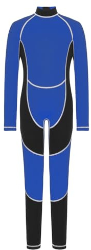 Aislor Bambini Attrezzatura Per Sport Acquatici Maglietta Anti Abrasione Abbigliamento Surf Subacqueo Tuta Immersione Completa Ragazzi Sub Nero 9-10 anni