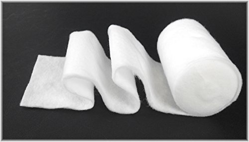 Polsterbinde, 10cm x 3m, weiss, synthetisch, aus hautverträglichem Vlies