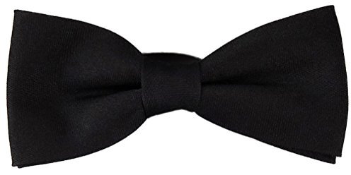 TigerTie Kleinkinder Baby Seidenfliege in Uni einfarbig mit Gummizug 29 bis 40 cm Halsumfang verstellbar + Aufbewahrungsbox