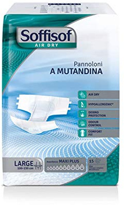 Silc Soffisof Air Dry Maxi Plus L, 15 Windeln