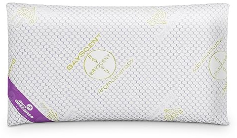Don Descanso Almohada Viscoelástica de Copos 70cm, Firmeza Media, Ergonómica, Adaptable. Almohada 70 Transpirable con Tejido Strech Adaptabilidad a Cabeza y Cuello. Fabricado en España