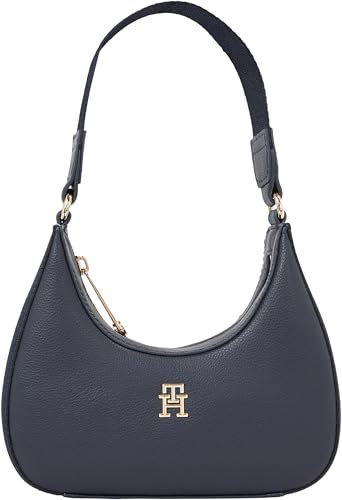 Tommy Hilfiger Damen Hobo Bag Tasche Essential Shoulder Corp Klein, Mehrfarbig (Space Blue), Onesize