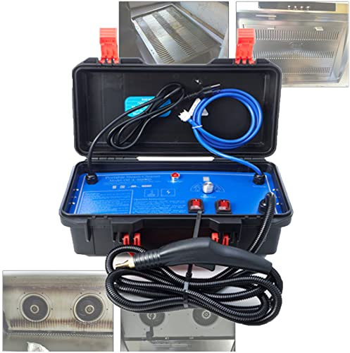 HNCXHX Limpiador de Vapor de Alta Temperatura,Multiuso Limpiador A Vapor,Apto para Campanas,Estufa de Gas,Horno Microondas,Dispensador de Agua,Sofá,FáCil de Llevar,110V