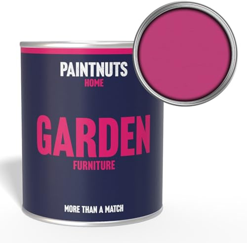 Paintnuts Garden Furniture Paint - RAL-4010 - TELEMAGENTA Gloss 250ml Tin