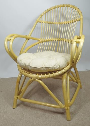 Rattansessel, Rattanstuhl Modell Katak, Rattan Natur
