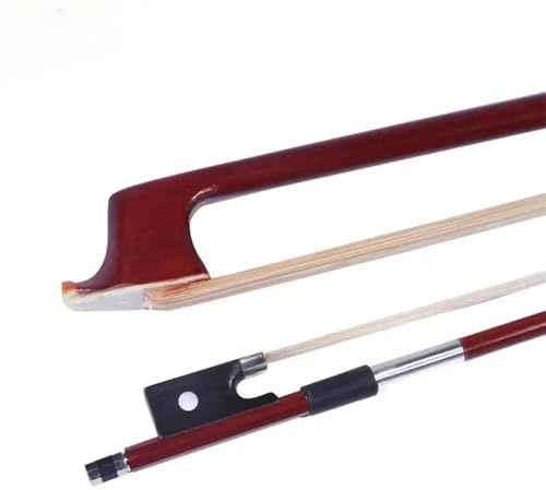 Ersatzbogen für Violine Ebenholz Frosch Achteckiger Violinbogen In Voller Größe Gerade Brasilholz Rosshaar Geigenbogen Violinteil Zubehör (Color : 1/8)