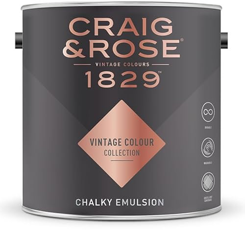 Craig and Rose 1829 Chalky Emulsion Paint, 50ml (Saxe Blue)