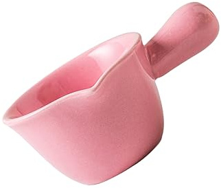 BESTOYARD Piccola Pentola Ceramica Multifunzionale da 70ml Manico Singolo Resistente a Alte Temperature, per Forno e Microonde
