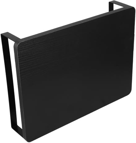 Black Iron Stove Top Cover Rack for Kitchen Counter Storage Use | Portable Bracket Design Simple Practical Style Supports Heavier Cookware Family Table Placement