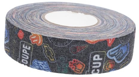 POPETPOP Hockeytape Selbstklebend rutschfest Abriebfest 2,5cm x 18,5m Langlebiges Schlägerband Eishockeyschutz Hockeyzubehör Für Hockeytraining