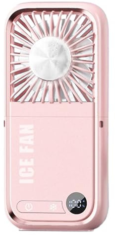 Ventilateur portable | 16,8 x 8 x 2,9 cm Ventilateur rechargeable réglable | Fanss de poche de 3000 MAh | 55 V/1 A Min USB Fans pour voyage, extérieur, maison, bureau, cadeau pour hommes et femmes